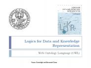 Logics for Data and Knowledge Representation