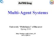 Multi-Agent Systems