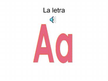 La letra