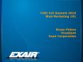 CEBI Fall Summit 2010 Web Marketing 101  Bryan Peters President Exair Corporation PowerPoint PPT Presentation