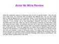 Acne No More PDF Review - Free Download PowerPoint PPT Presentation