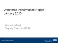 Workforce Performance Report January 2015 PowerPoint PPT Presentation