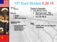 10th Euro Studies 5.26.15 PowerPoint PPT Presentation
