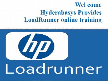 Best Load Runner online training in USA | Load Runner online training