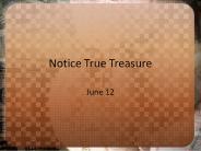 Notice True Treasure