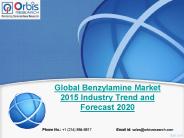 Orbis Research: Global Benzylamine Market 2015-2020