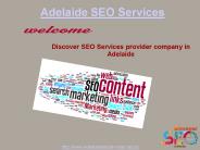 Internet Marketing Services Adelaide SEO
