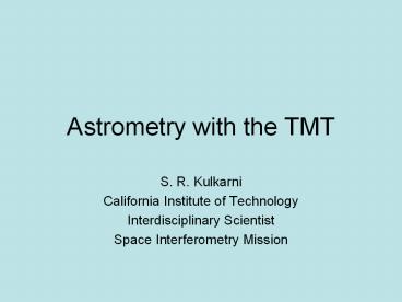 Astrometry%20with%20the%20TMT