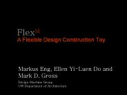 A Flexible Design Construction Toy