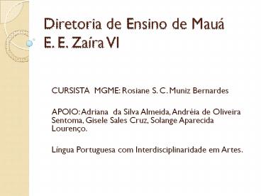 Diretoria de Ensino de Mau