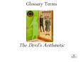 Glossary Terms   The Devil PowerPoint PPT Presentation