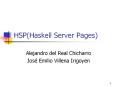 HSP(Haskell Server Pages) PowerPoint PPT Presentation
