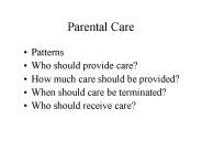 Parental Care
