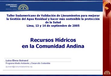 Taller Sudamericano de Validaci