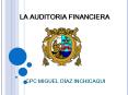 LA AUDITORIA FINANCIERA PowerPoint PPT Presentation