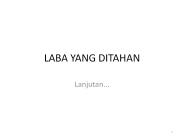 LABA YANG DITAHAN