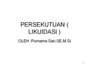 PERSEKUTUAN ( LIKUIDASI )