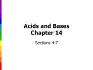 Acids and Bases Chapter 14