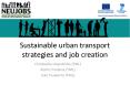 Sustainable urban transport strategies and job creation PowerPoint PPT Presentation