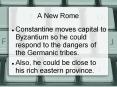 A New Rome PowerPoint PPT Presentation
