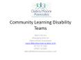 Community%20Learning%20Disability%20Teams PowerPoint PPT Presentation