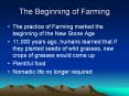 The Beginning of Farming PowerPoint PPT Presentation