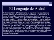 El Lenguaje de Asdod