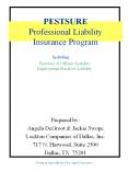 PESTSURE Professional Liability Insurance Program PowerPoint PPT Presentation