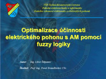 Optimalizace 