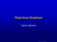 Real-time Shadows PowerPoint PPT Presentation