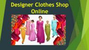 Designer Clothes Shop Online