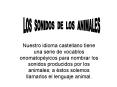 Nuestro idioma castellano tiene una serie de vocablos onomatop PowerPoint PPT Presentation