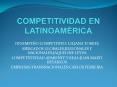 COMPETITIVIDAD EN LATINOAM PowerPoint PPT Presentation