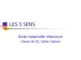 LES 5 SENS PowerPoint PPT Presentation