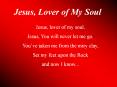 Jesus, Lover of My Soul PowerPoint PPT Presentation