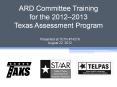 ARD Committee Training for the 2012 PowerPoint PPT Presentation