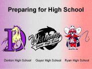 Preparing for High School