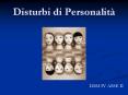 Disturbi di Personalit PowerPoint PPT Presentation