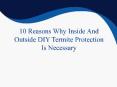 10 Reasons Why Inside And Outside DIY Termite Protection Is Necessary PowerPoint PPT Presentation