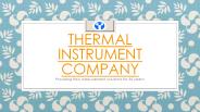 Thermal Instrument PPT