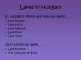 Lakes%20in%20Hungary PowerPoint PPT Presentation