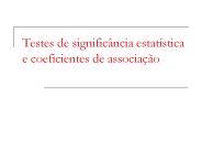 Testes de signific