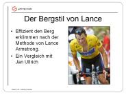 Der Bergstil von Lance