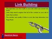 SEO Link Building Services with Backlink Baron