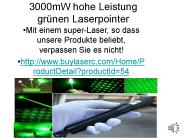 hohe Leistung grünen Laserpointer