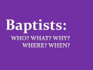 Who Are the Baptists