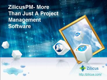 ZilicusPM- More Than Just A Project Management Software