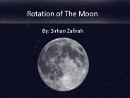 Rotation of The Moon
