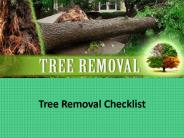 Tree Removal Checklist