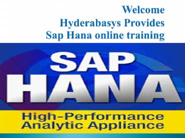 Best SAP HANA ONLINE TRAINING IN SINGAPORE | SAP HANA ONLINE TRAINING